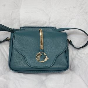 Versace shoulder bag Turquoise color